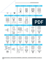 Lamp Base Types: E11 E17 E26 E39/E40 BA9s BA15d