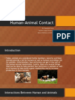 Human-Animal Contact