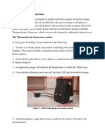 The Thermoelectric Generator