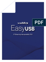 Vaddio EasyUSB IP Streaming Interoperability FAQ