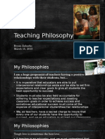 Teaching Pilosophies