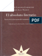 Nancy & Labarthe - El Absoluto Literario. Teoria de la literatura del romanticismo aleman.pdf