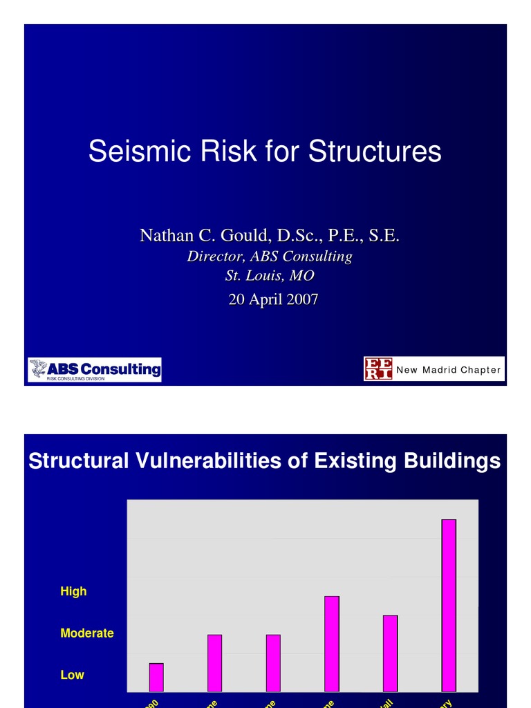 Seismic Risk Assessment for Building Structures | PDF | Masonry ...