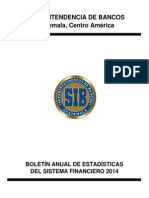 Boletín Anual de Estadísticas Del Sistema Financiero 2014