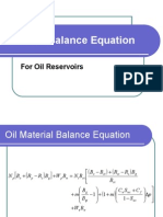 2 - Material Balance Equation