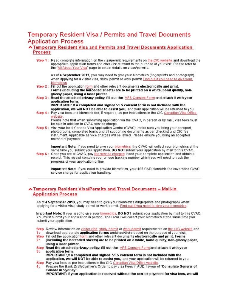Imm 5883 : Temporary Resident Visa – JRRMO