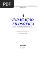 A INDAGAÇÃO FILOSOFICA    Claudio F Costa  UFRN.doc