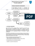 Sicologia Cuarto Grado Conciencia y Sensacion