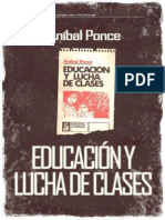 Anibal Ponce- Educacion y Lucha de Clases