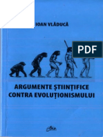 Argumente Stiintifice Contra Evolutionismului