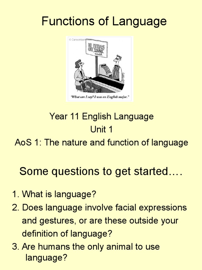 Functions of Language2 | Symbols | Communication