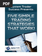 Five Trading Strategies That Work