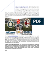 Bursa Pur Puran Bola Inter Milan Vs AC Milan 20 April 2015