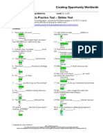 Grammar and Vocabulary Test2