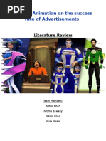 Effect of Animation on the success rate of Advertisements