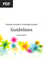 Download Slemani Pediatric Teaching Hospital Guidelines by Hersh Hama SN262327678 doc pdf