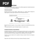 Transmission of Digital Signals