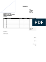 Contoh Invoice Template