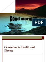 Cementum in Health and Disease