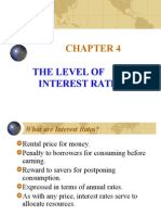 The Level of Interest Rates Chapter 4