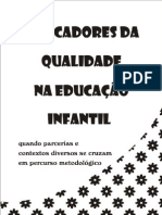 Texto sobre o processo de autoavaliação com os Indicadores da EI no CMEI CId Passos