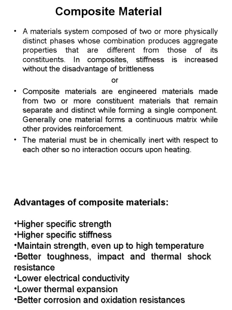 Overview of Composite Materials | PDF | Composite Material | Fiberglass
