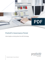 Protiviti Governance Portal Client Insights