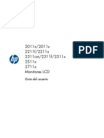 Manual Instrucciones Monitor HP
