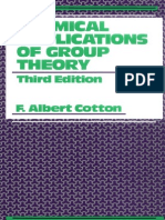 Chemical Applications Of Group Theory Molecular Orbital