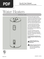 installation water heater