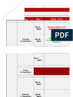DCP Module II Timetable September-October 2013