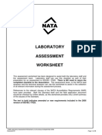 Laboratory Assessment Worksheet