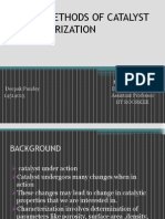 Characterization of Catalysts