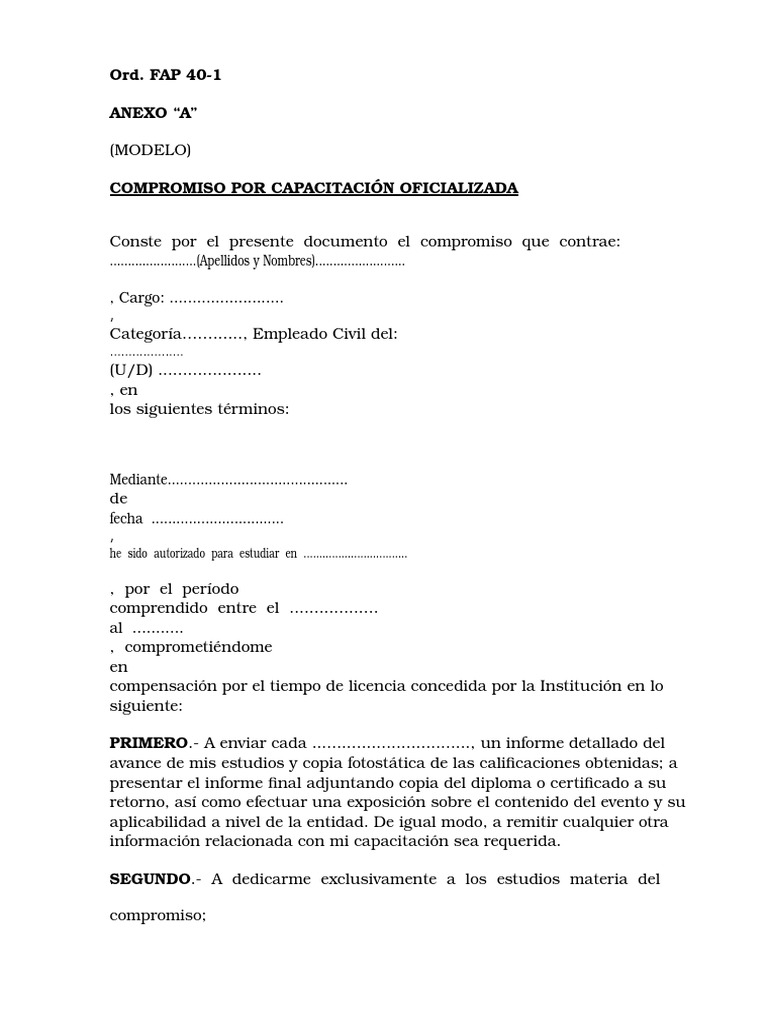 Carta Compensacion Horaria | PDF | Tiempo de trabajo | Gobierno
