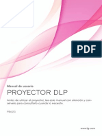 Manual Proyector LG