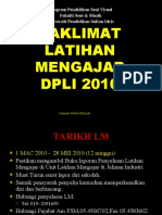 Taklimat LM DPLI 2010
