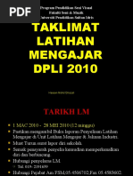 Taklimat LM DPLI 2010