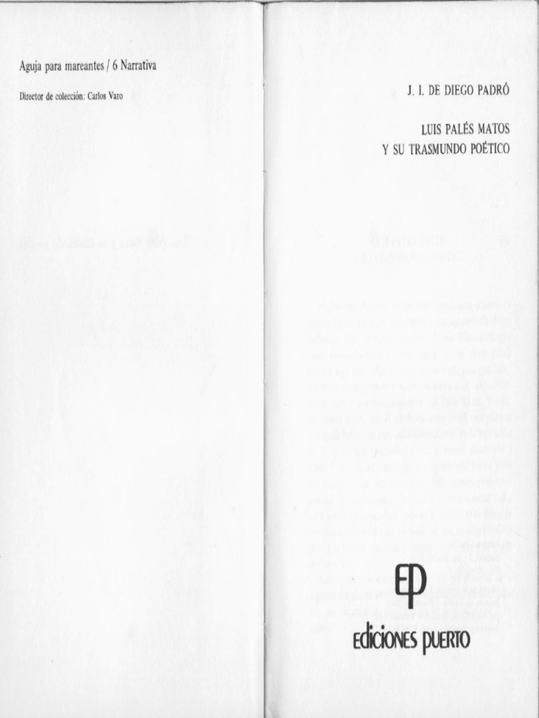 Luis Pales Matos y Su Trasmundo Poetico | PDF