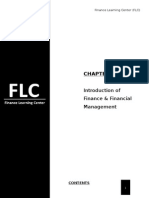 CHAPTER 1 - Introduction of Finance & Financial Management