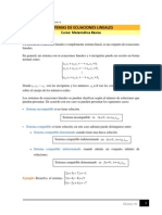 Sistemas de Ecuaciones Lineales