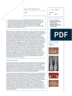 Ke Principles of Implant Dentistr in The Esthetic Zone: Michael Sonick, DMD Debb Hwang, DMD