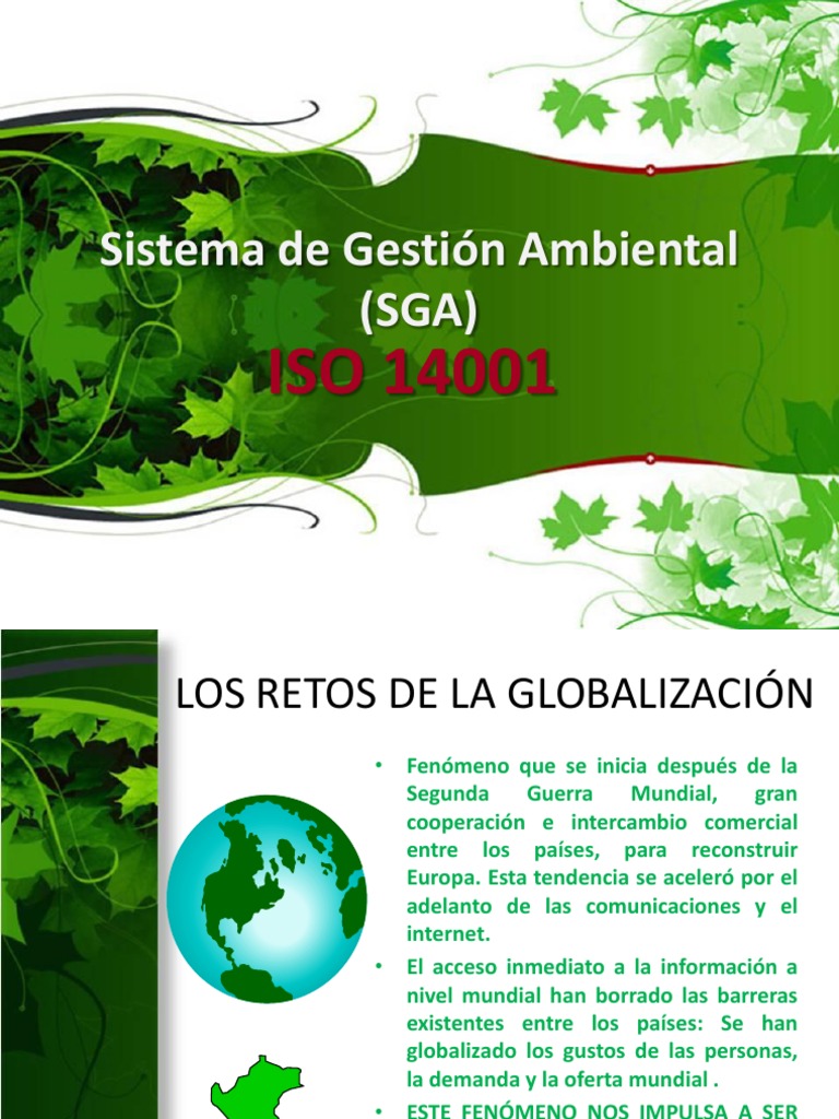 Sistema de Gestión Ambiental ISO 14001 | PDF | Planificación | Entorno ...
