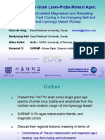 Triassic Slab Detachment in The Korean Collision Belt: Magmatism Metamorphism and Very Fast Cooling