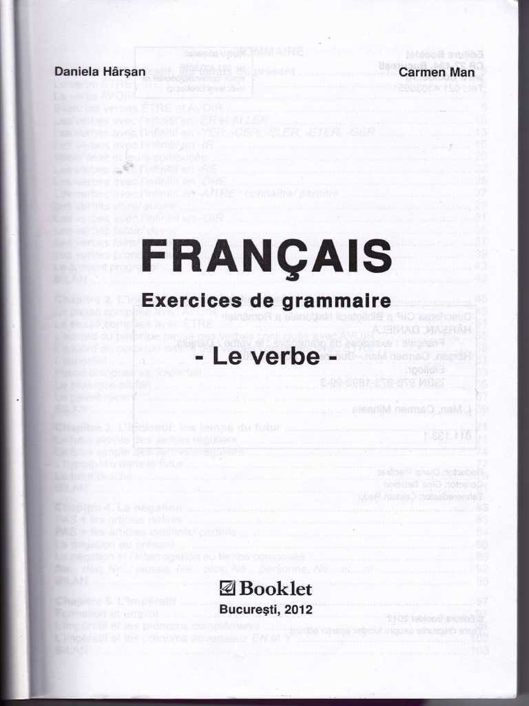 Le Labo De Grammaire 5e Corrigé Pdf Booklet Verb PDF | PDF | Syntaxe | Grammaire