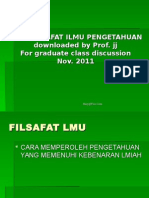 Filsafat Ilmu 2011 B Pengetahuan