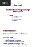 Machine-Level Programming I