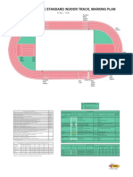 IAAF Track and Field Facilities Manual 2008 Edition - Marking Plan 200m Indoor Track