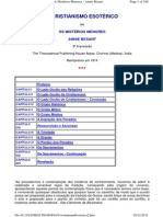Annie Besant - Cristianismo Esotérico Ou Mistérios Menores(1)