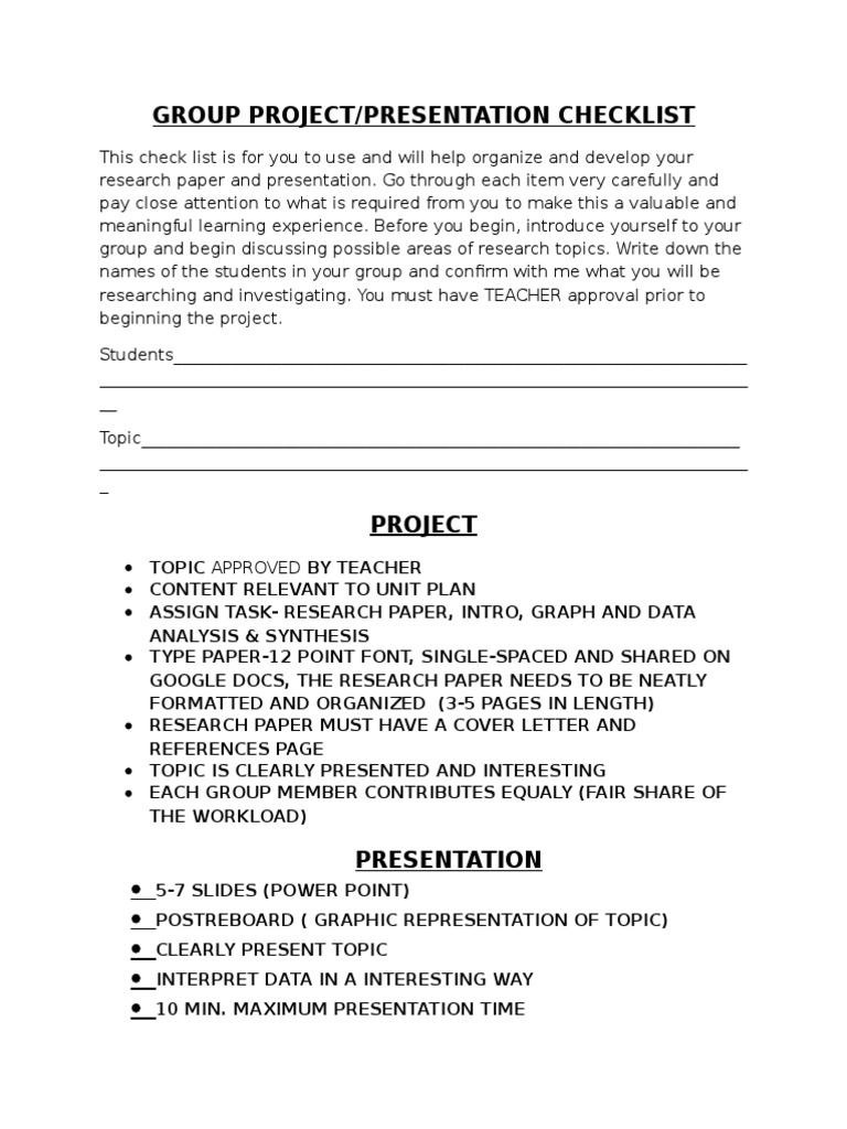 Group Project | PDF