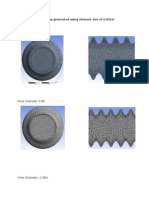 Inner Diameter: 0.1m: Appendix A1 - Meshing Generated Using Element Size of 0.001m